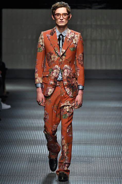 grey gucci suit|gucci floral suit.